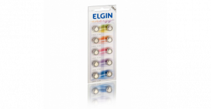 Bateria Lithium LR-44 Elgin - Unidade