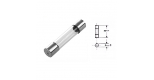 FUSIVEL DE VIDRO 0,3A/250V GRANDE