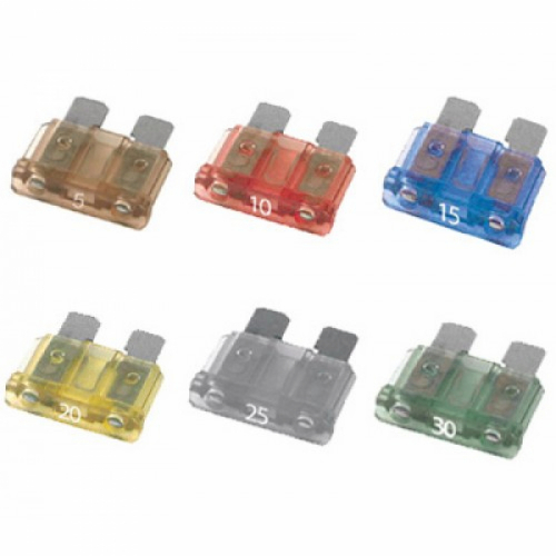 FUSIVEL MINI LAMINA 15A AZUL