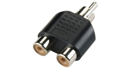 ADAPTADOR 2 FEMEAS RCA X RCA