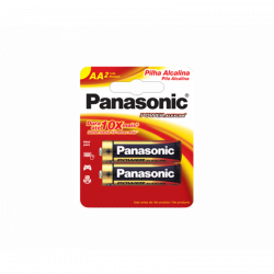PILHA PEQUENA AA C/2 PANASONIC ALCALINA