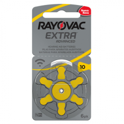 Bateria Para Aparelho Auditiva L10 C/6 Rayovac