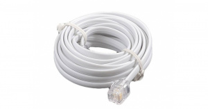 CABO RJ11+RJ11 5M BRANCO
