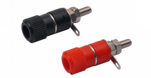 Borne para Plug Banana com Mola - preto
