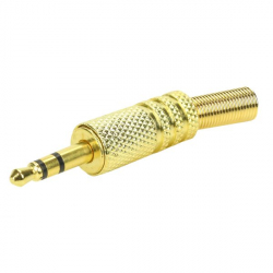 PLUG P2 STEREO DOURADO
