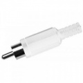Plug RCA Macho Branco