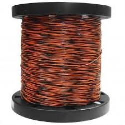 Fio Jumper Telefone Preto E Laranja Rolo C/ 500m