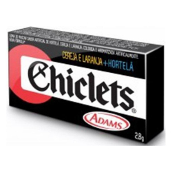 Chiclets - Sabor Cereja e Laranja + Hortelã - Adams