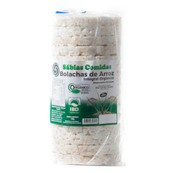Bolacha de Arroz Integral Orgânico - Pacote 120g - Sábias Comidas