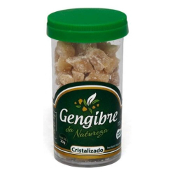 Gengibre Cristalizado - 30g - Da Natureza