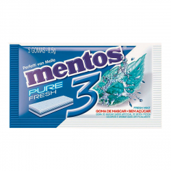Goma de Mascar - Pure Fresh Menta - Mentos