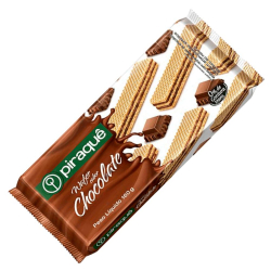 Biscoito Wafer Recheado - Sabor Chocolate - Pacote 160g - Piraquê