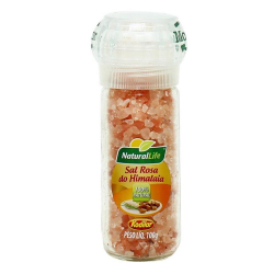 Sal Rosa do Himalaia - grosso com moedor - 100g - Natural Life