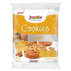 Cookies Integrais Light - Sabor Aveia e Amêndoas - Pacote 150g - Jasmine