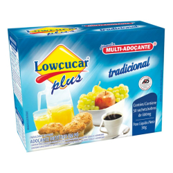 Adoçante Plus - Tradicional - 50 Sachês - Lowçucar