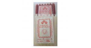Vela Palito - Pacote com 7 velas - Palácio das Velas