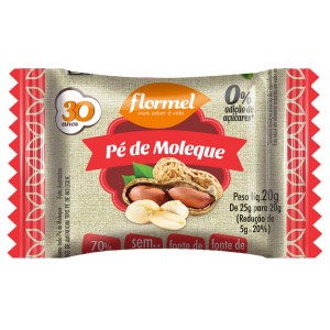 Pé de Moleque Zero - 25g - Flormel