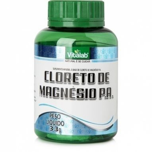 Cloreto de Magnésio P.A em Pó- 33g - Vitalab