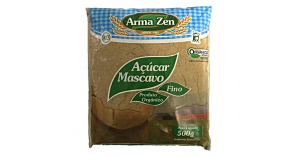 Açúcar Mascavo Orgânico - Pacote 500g - Arma Zen