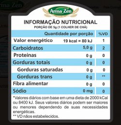 Açúcar Mascavo Orgânico - Pacote 500g - Arma Zen