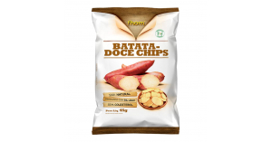 Batata Doce Rosada Chips - Pacote 45g - Fhom