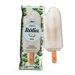 Picolé Zero Sem Adição de Acúcar - Sabor Coco - Sorvete Itália