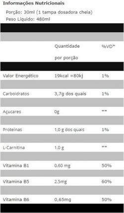 L Carnetina Hers - Sabor Tangerina - 1000mg - 480ml - NeoNutri