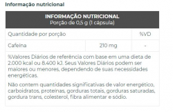 Cafein Energy - 60 cápsulas + 10 - Tiaraju
