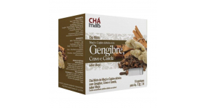 Chá de Gengibre, Canela e Cravo - 10 sachês de 13g - Chá Mais