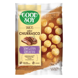Snack de Soja - Sabor Churrasco - Pacote 25g - Good Soy