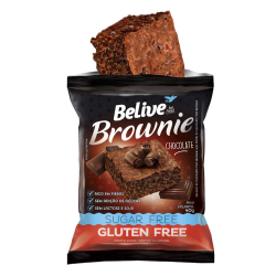Brownie Zero - Sabor Chocolate - Sem Glúten - 40g - BeLive be free