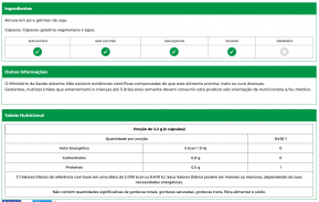 Amora Miura e Gérmen de Soja - 60 Cápsulas de 550mg - Unilife