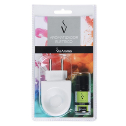Aromatizador Elétrico com Essência de Bamboo - Via Aroma