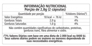 Chia + Coco - 60 Cápsulas de 1000mg - Chá Mais