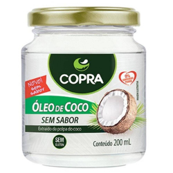 Óleo de Coco sem Sabor - Pote 200ml - Copra