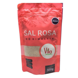 Sal Rosa do Himalaia Fino - Pacote 300g - Vila Ervas