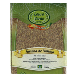 Farinha de Linhaça Marrom - Pacote 200g - Louro Verde