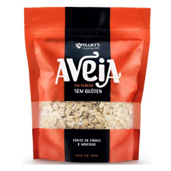 Aveia em Flocos - sem Glúten - Pacote 200g - Hart's Natural