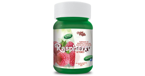Raspberry Ketones - 60 Cápsulas de 500mg - Chá Mais