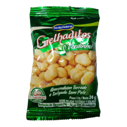 Amendoim Torrado sem Pele Grelhaditos - Pacote 24g - Santa Helena