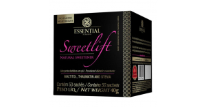 Adoçante Natural - Taumatina e Estévia Essential - Caixa com 50 sachês - Sweetlift