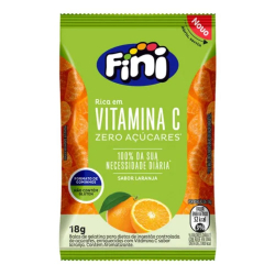 Bala Natural Sweets Vitamina C - Pacote 18g - Fini