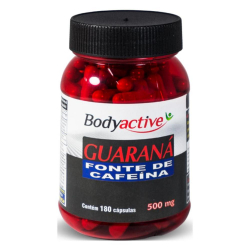 Guaraná em Cápsulas - 180 cápsulas de 500mg - Bodyactive