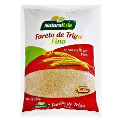 Farelo de Trigo Fino - Pacote 500g - Natural Life