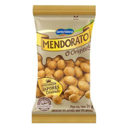 Amendoim Crocante Mendorato - Pacote 30g - Santa Helena