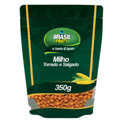Milho Torrado e Salgado – Pacote 350g - Brasil Frutt