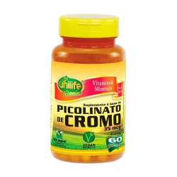 Picolinato de Cromo - 60 Cápsulas - Unilife