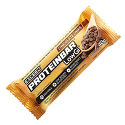 Protein Bar Low Gi - Sabor Chocolate Chips - Pacote 40g - Exceed