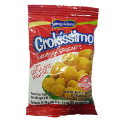Amendoim Crokíssimo - Sabor Levemente Salgado - Pacote 24g - Santa Helena